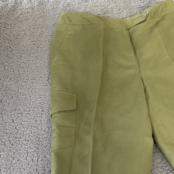 David N Green Capris linen Pants size 12 - Picture 4 of 9